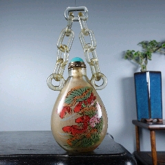 琉璃内画鼻烟壶-鼻烟壶-7788旧书网
