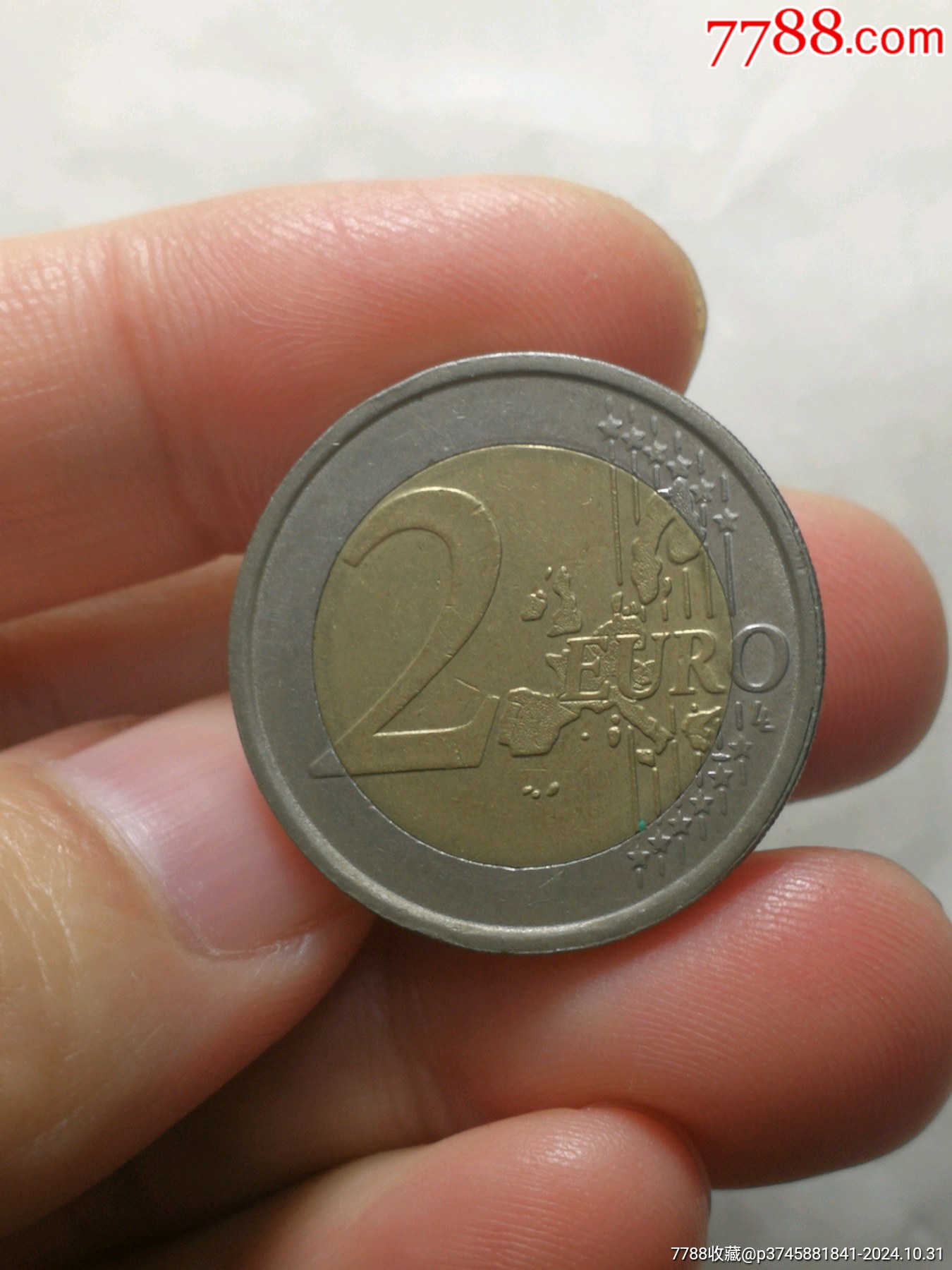 欧元2002年意大利2元_其他欧洲钱币_江左收藏【7788红宝书】