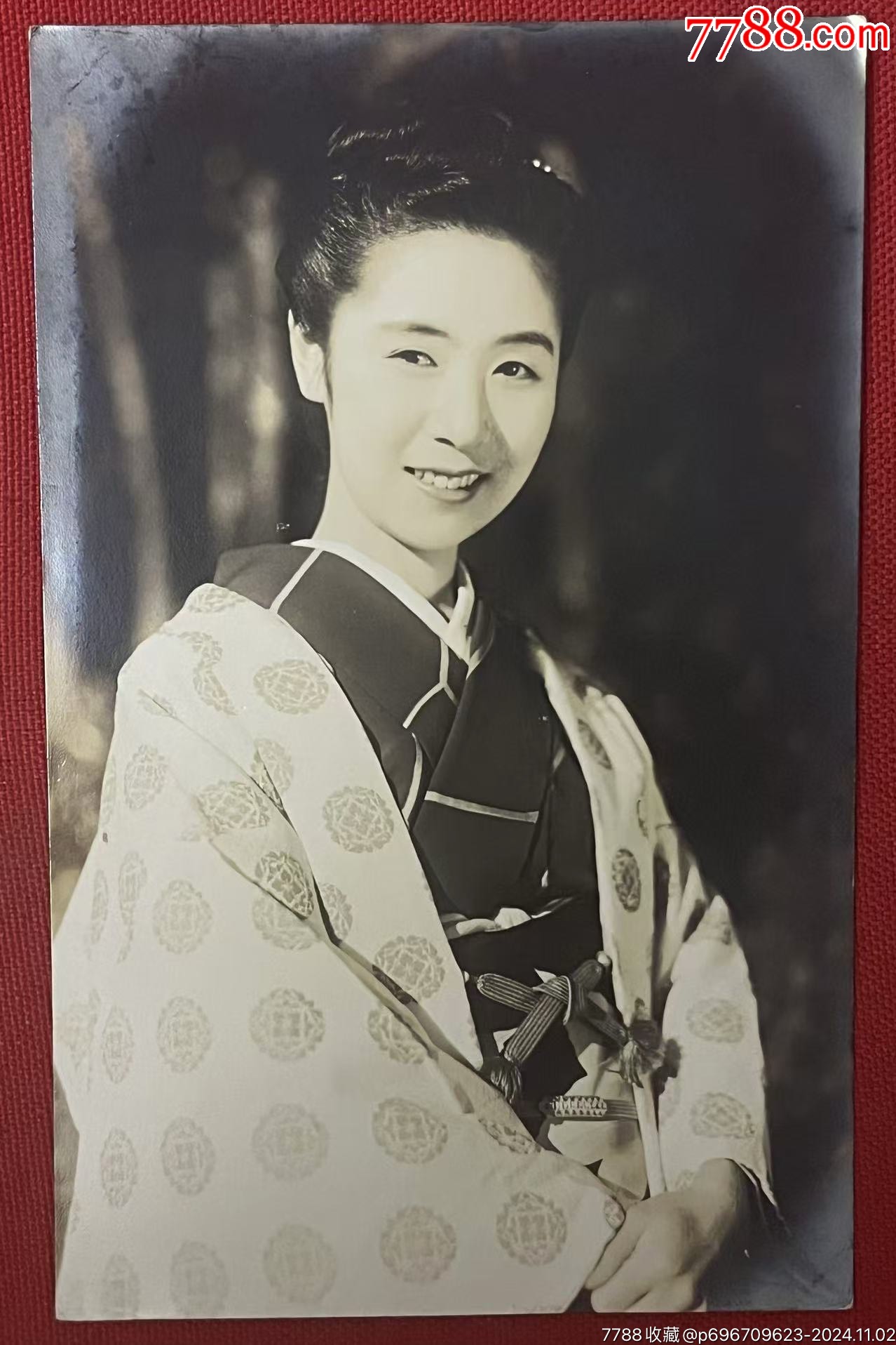 日本女星田中绢代民国时期银盐老照片_老照片_幽莲魅月【7788收藏__收藏热线】