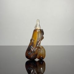 玛瑙鼻烟壶-鼻烟壶-7788旧书网