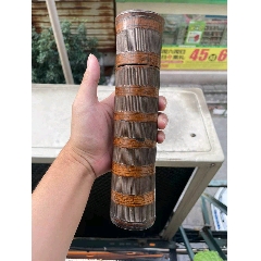 古玩舊藏竹雕香筒_雷雷的店