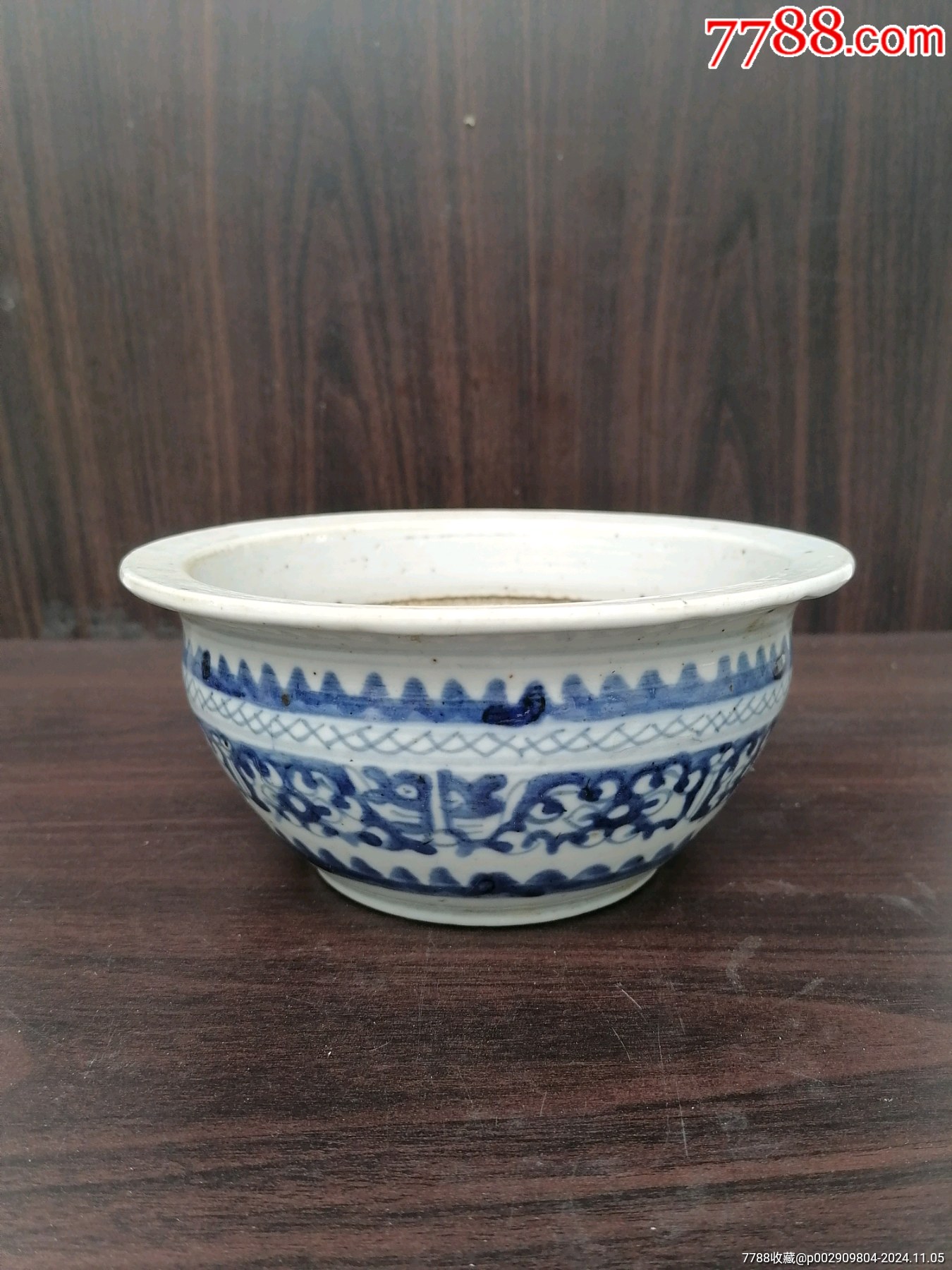 青華 青花 香炉 青花香炉-鉴宝档案