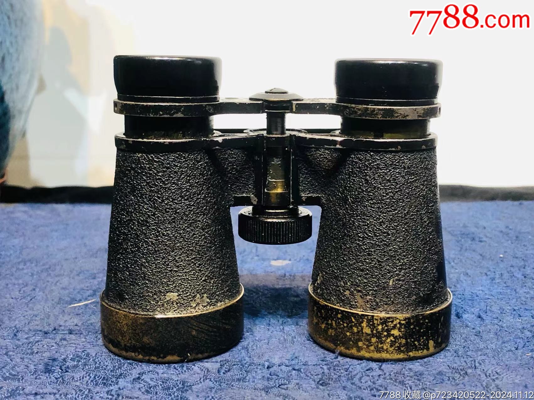 抗战时期日本93式曹长镜，铜制望远镜！*用望远镜，资料可查！磨砂