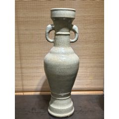 南宋龙泉窑青釉贯耳瓶-青白瓷/影青瓷-7788红宝书