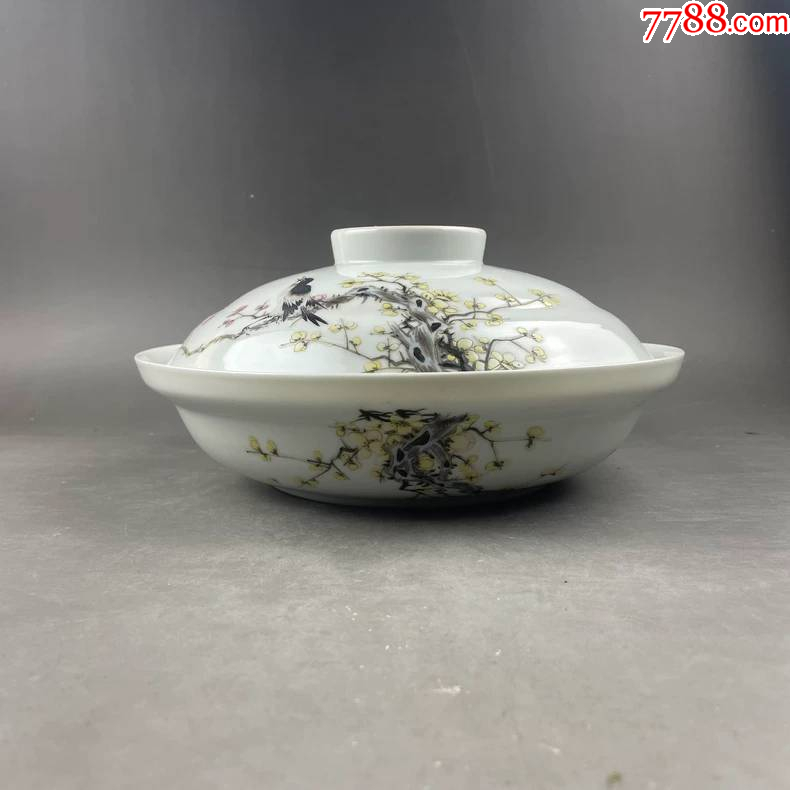 中国古玩 粉彩シャム銀蓋物 中国清時代古玩粉彩シャム銀蓋物 サイズ最大縦幅約8.6cm