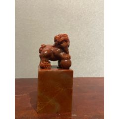 太狮少狮寿山石印章_寿山石印_图片价格_收藏鉴定_7788钱币网