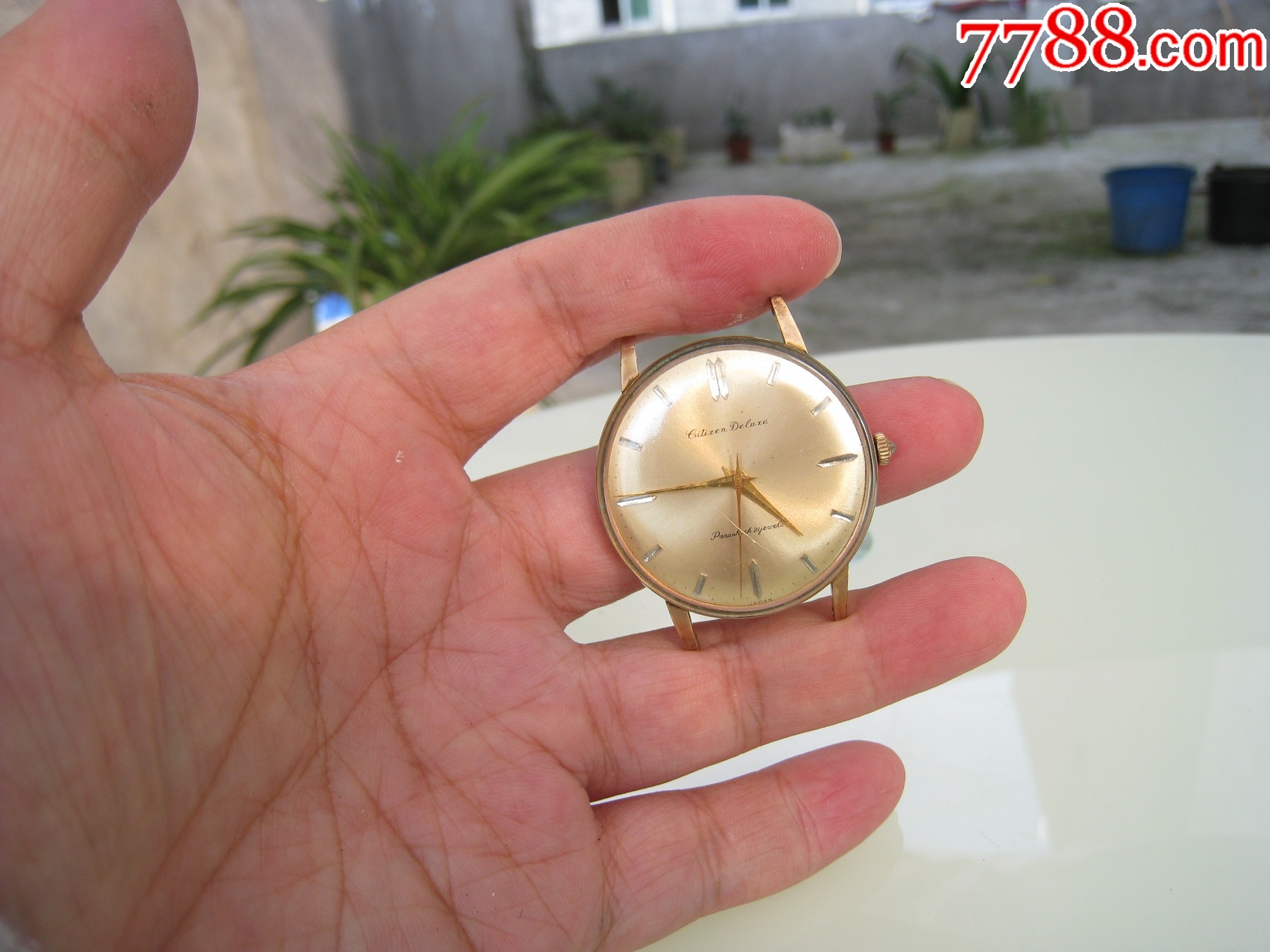 西铁城14k包金大脸猫【手动机械】男_价格390元【超赞瑞士古董钟表】