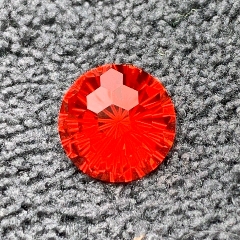 正品獨特煙花切工緬甸鴿血紅寶石裸石戒面尺寸10mm3.5克拉左右5A_新匯創(chuàng)億商行