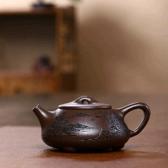 宜興紫泥紫砂壺家用手工天道酬勤景舟石瓢壺小品茶壺茶具250毫升_新匯創(chuàng)億商行