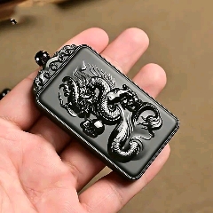 珠寶行庫存高檔貨天然和田玉青玉塔青細(xì)料龍行天下龍牌玉牌男女玉墜吊墜掛件_新匯創(chuàng)億商行