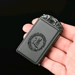 珠寶行倒閉庫存高檔貨精品庫存新疆和田玉青玉塔青道教玉牌吊墜男款玉佩玉掛件純天然_新匯創(chuàng)億商行