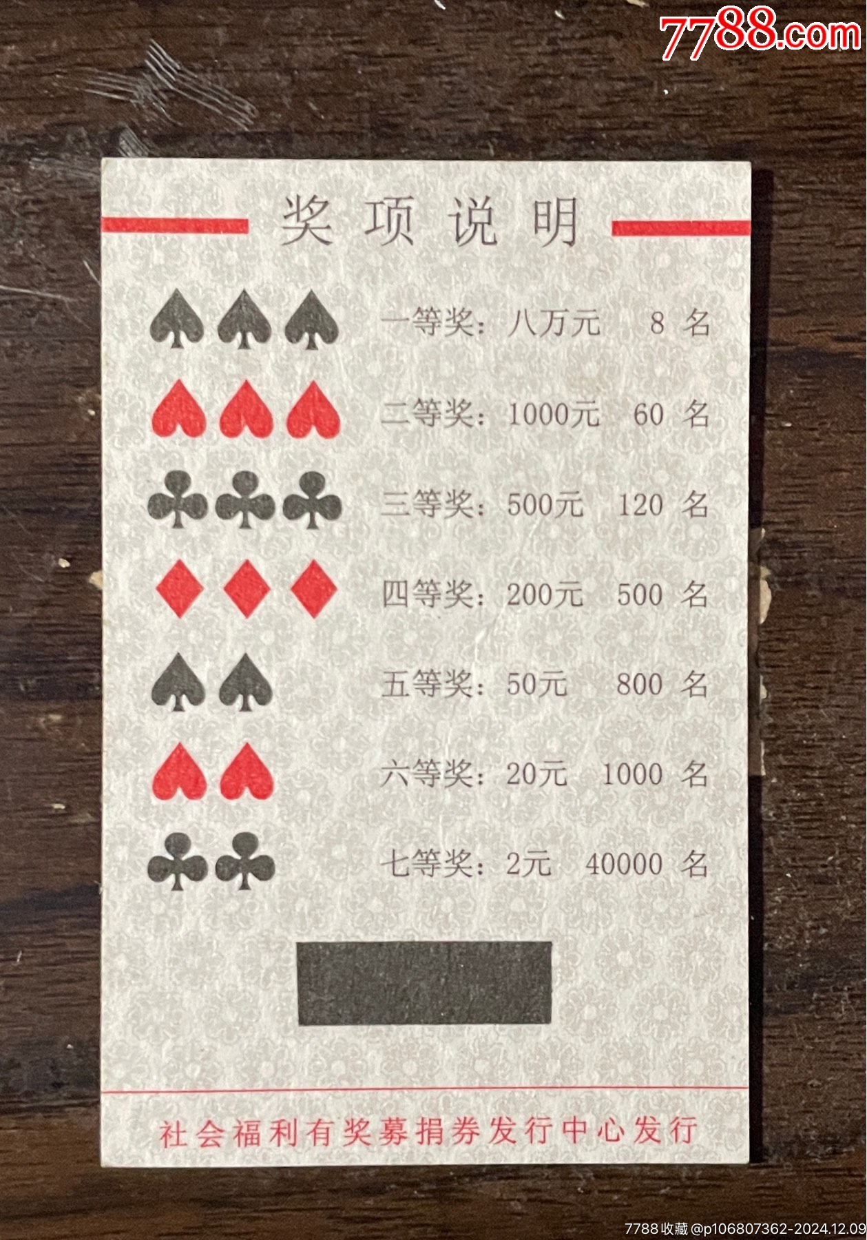 全新票：虎虎生威（存疑票）_彩票/奖券_第2张_7788陶器收藏