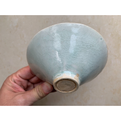 宋湖田窑影青釉斗笠茶盏茶碗_青瓷/秘色瓷_丁一晚清民国瓷杂店【7788