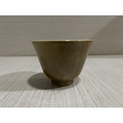外紫金釉内青花鱼藻纹茶杯_青花瓷_文荟堂【7788红宝书】
