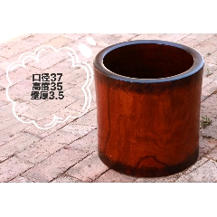 古美術　清時代　特大花梨木筆筒　直径約20cm 高さ約20cm 文房具 唐木 楽天市場】限定1 高級手作木製碁笥 花林(かりん)極上 平型特大36