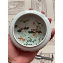 中国　民国期　豆釉釉下藍緑彩小瓶　送料込み0831 中国 民国期 豆釉釉下藍緑彩小瓶 送料込み0831