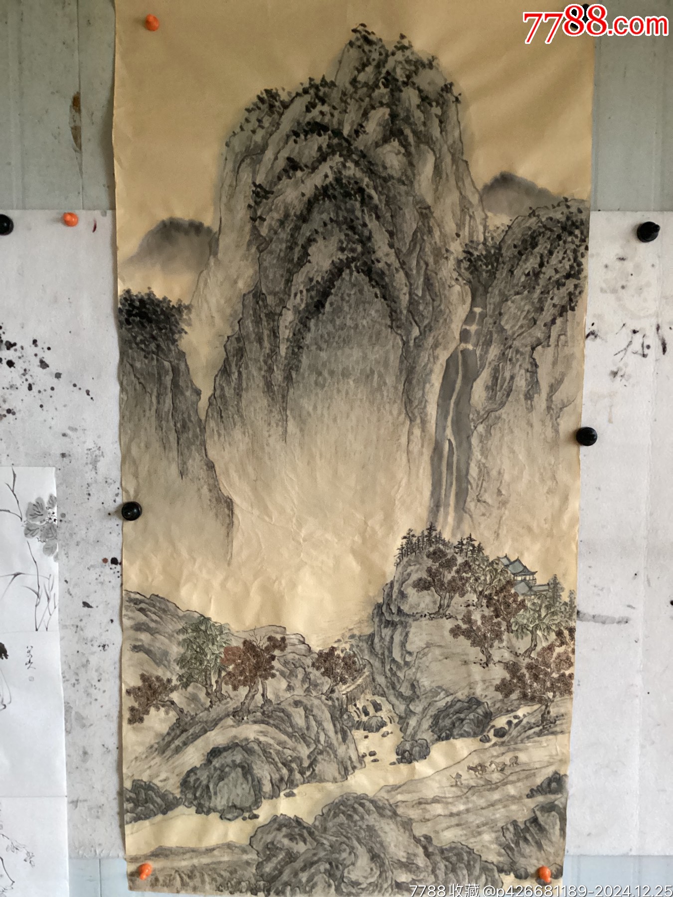 （仿古）溪山行旅图-价格:220元-se104454406-山水国画原作-零售-7788收藏__收藏热线