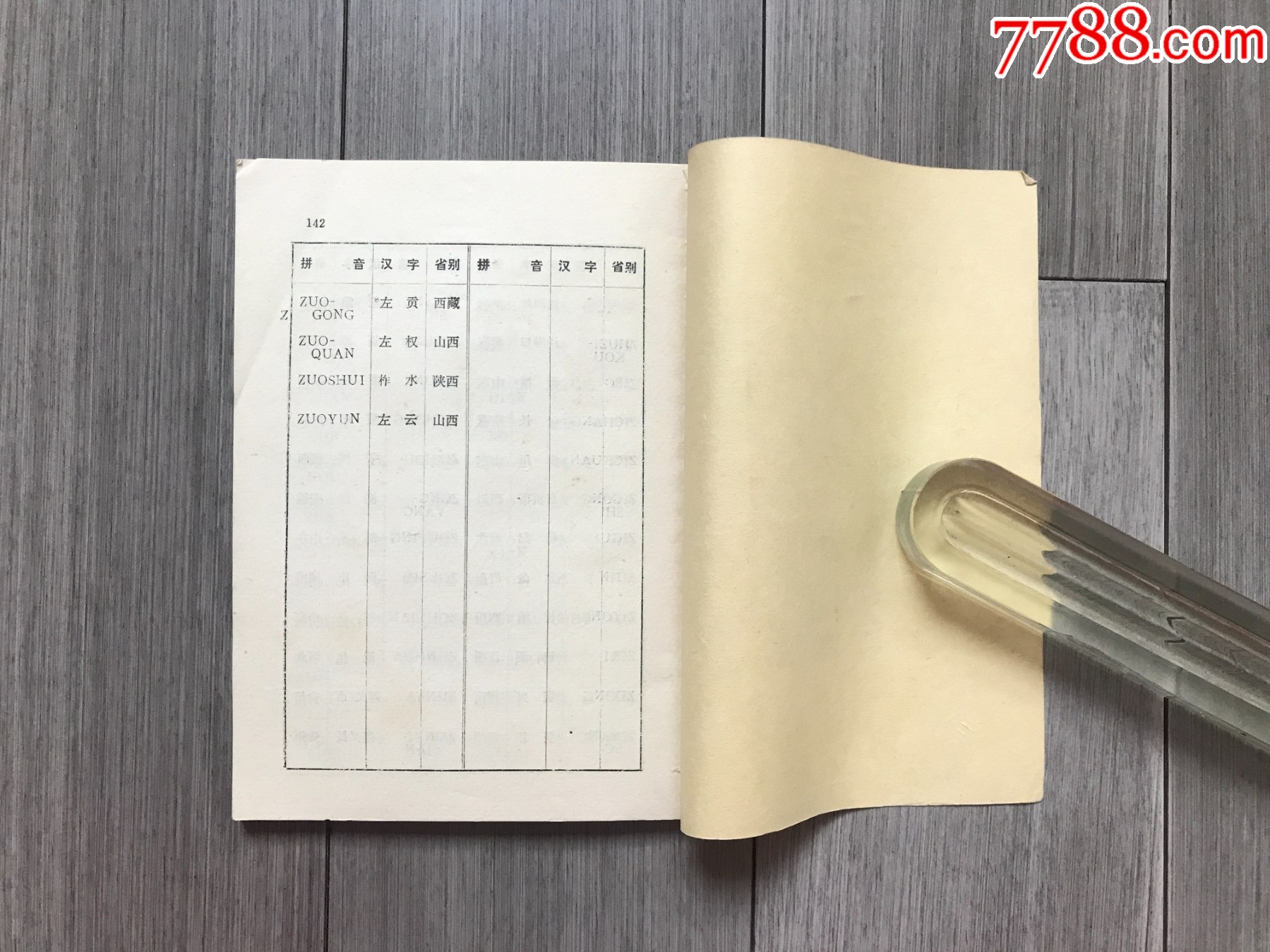 汉语拼音电信局名薄（拼音部分）_手册/工具书_第5张_7788老玩具收藏