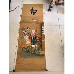 中国古玩 中国古美術 竹絲画簾 掛軸★ 中国古玩 中国古美術 竹絲画簾 掛軸☆ - メルカリ