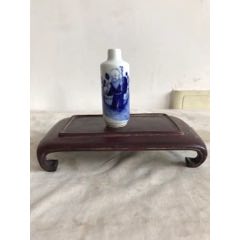 鼻煙壷 鼻煙香 66 鯉と蓮 ハス 内側から手描き 工芸品 鼻煙壺 内