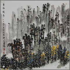 吳麗珠，山水