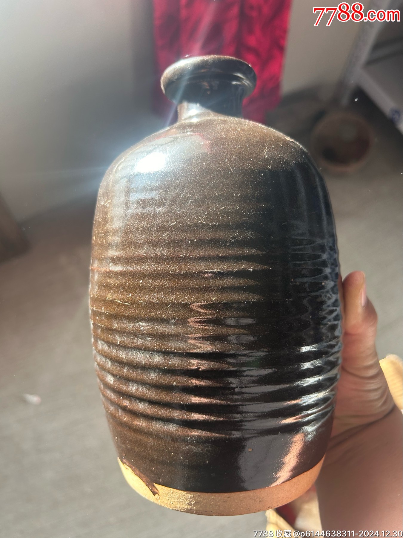 油滴梅瓶-黑瓷/天目瓷-7788旧书网