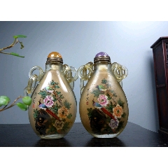 瑠璃鼻炎壺 琉璃内画鼻烟壶-鼻烟壶-7788旧书网