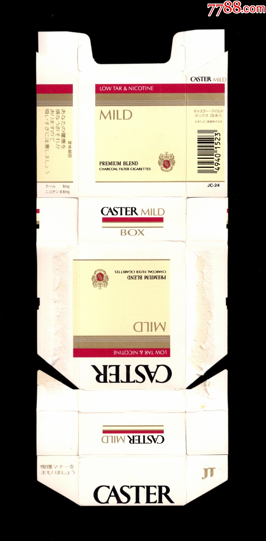 CASTER(49401523)1--烟标/烟盒-7788旧书网