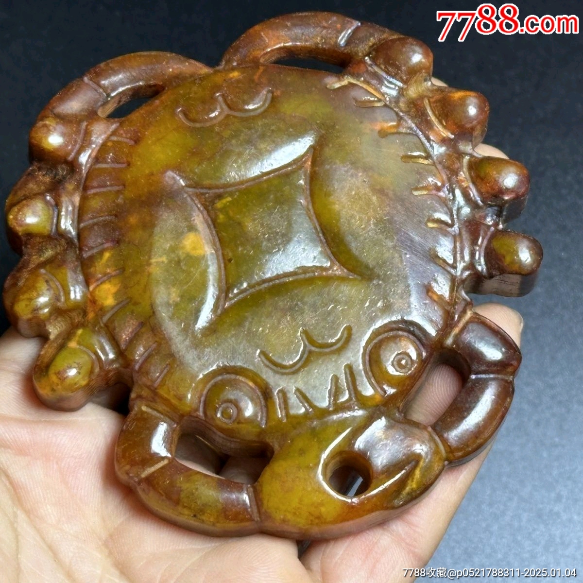 手工雕刻八方來(lái)財(cái)螃蟹擺件_價(jià)格200元【新匯創(chuàng)億商行】_第2張_7788收藏__收藏?zé)峋€