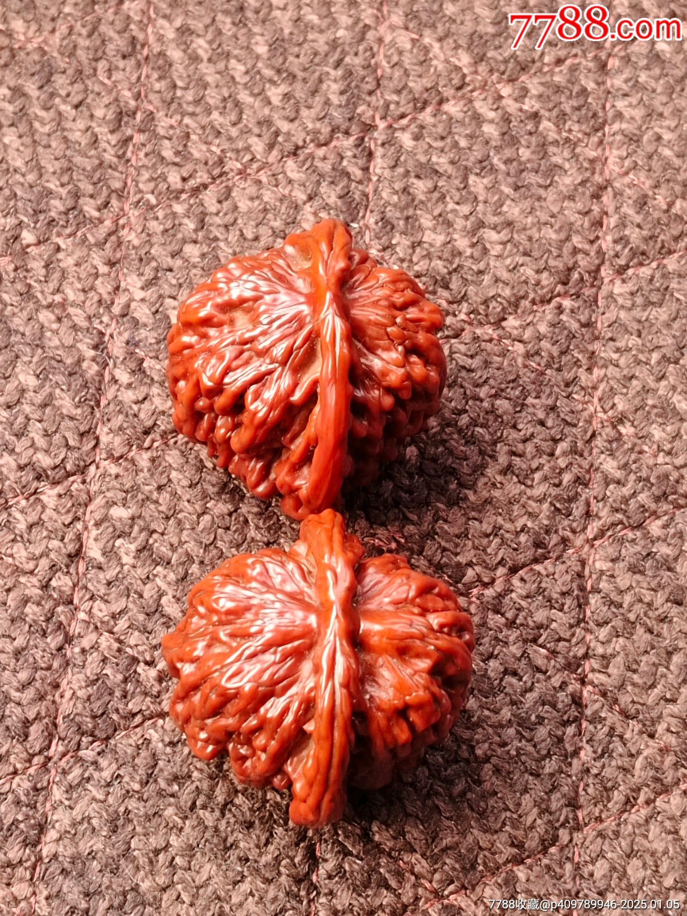 包浆红润好品四座楼文玩老核桃一对_文玩核桃_古玩于的店【7788收藏__收藏热线】