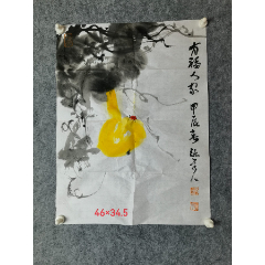 于春建“有福人家”镜心_花鸟国画原作_图片价格_收藏鉴定_7788钱币网