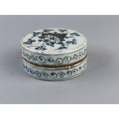 明青花花卉碗，底款“元和”？-青花瓷-7788红宝书