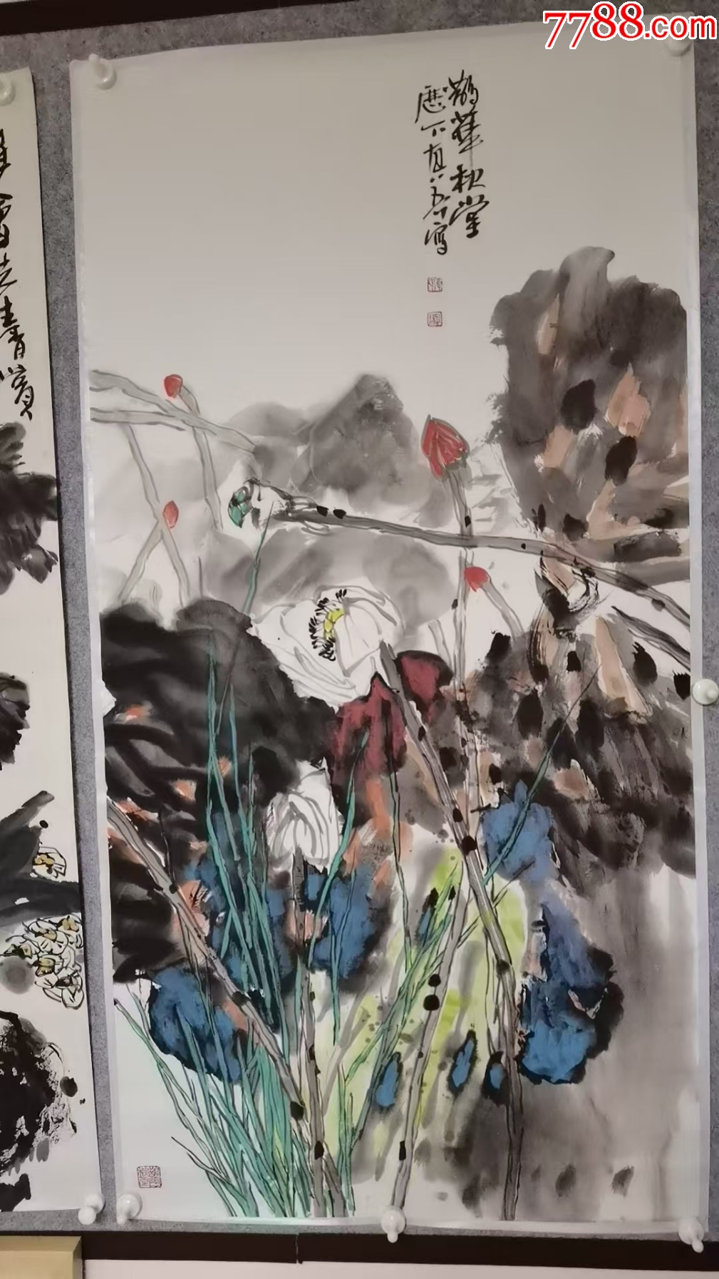 张振武【鹊华秋掌】-价格:900元-se104696687-花鸟国画原作-零售-7788收藏__收藏热线