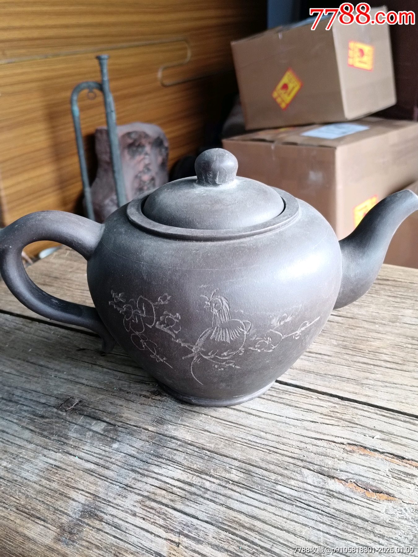 紫砂壶,老紫砂壶,茶壶,器型很漂亮,综合看皮壳包浆,形制特征,制作工艺,款识等,_紫砂壶_海上闻人【7788收藏__收藏热线】