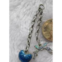 清代-麒麟童子-银牌重45g-银锁/银项链-7788红宝书