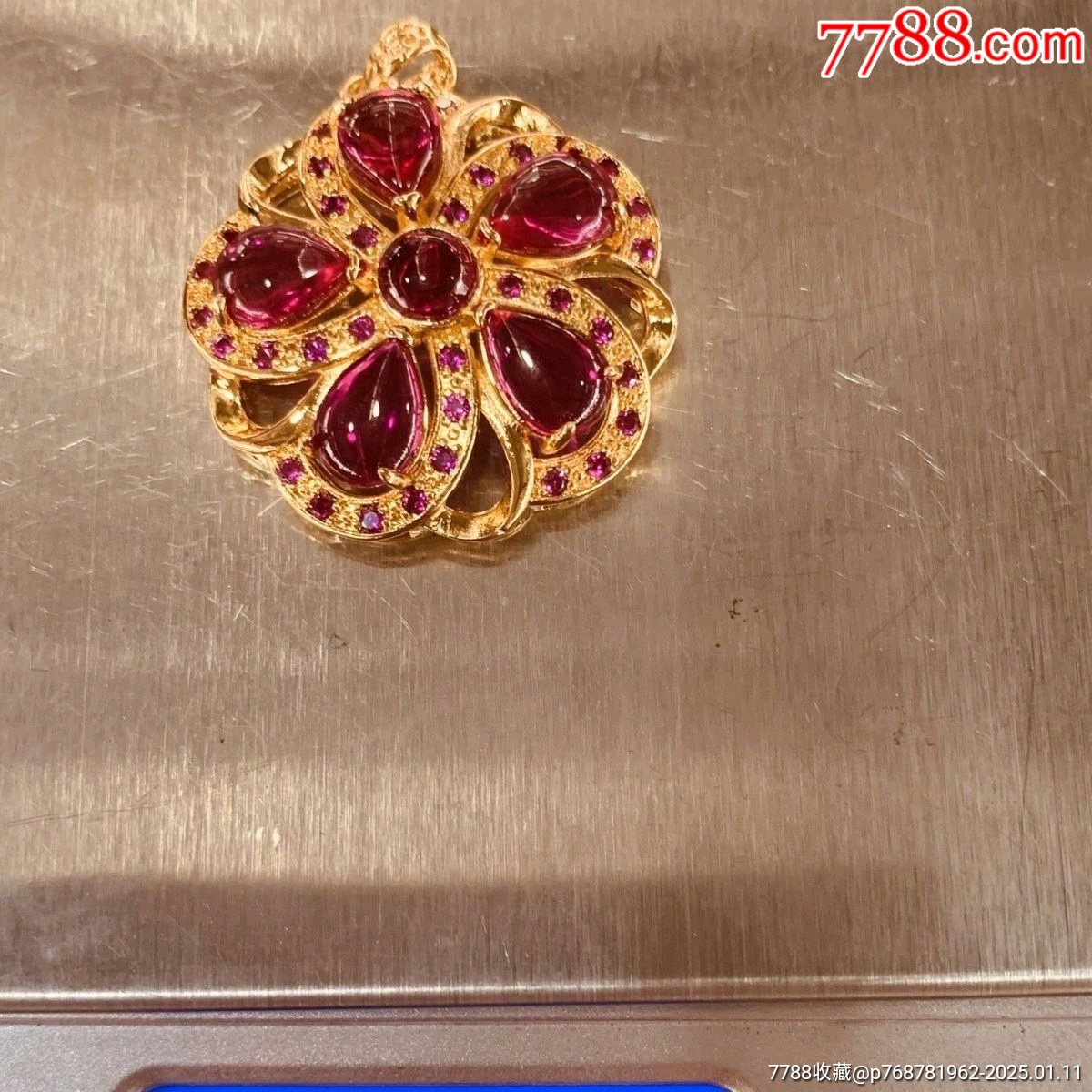 收藏撿漏,紅寶石鑲嵌吊墜,重10克左右,值得收藏_價格200元【新匯創(chuàng)億商行】_第6張_7788收藏__收藏熱線
