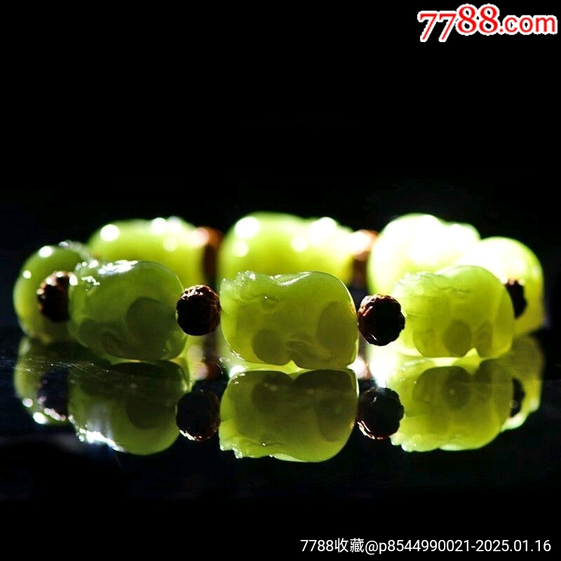 和田玉核桃貔貅收藏手串_價(jià)格288元【新匯創(chuàng)億商行】_第1張_7788收藏__收藏?zé)峋€