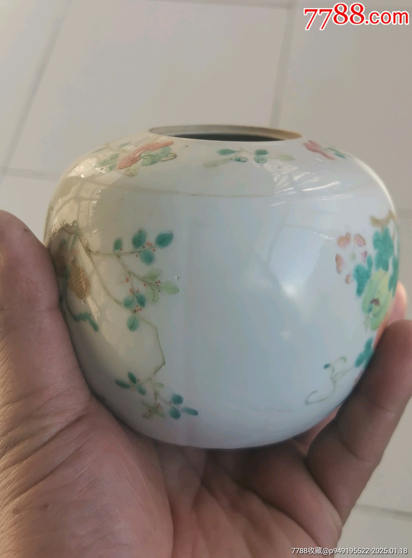同治粉彩壺改茶葉罐_價(jià)格1350元_第2張_7788收藏__收藏?zé)峋€