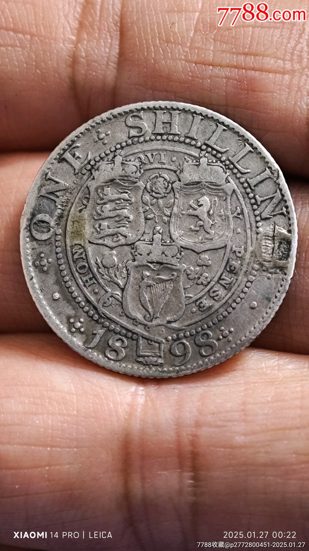 英国1898年1先令银币-价格:150元-se104940162-英国钱币-零售-7788收藏__收藏热线
