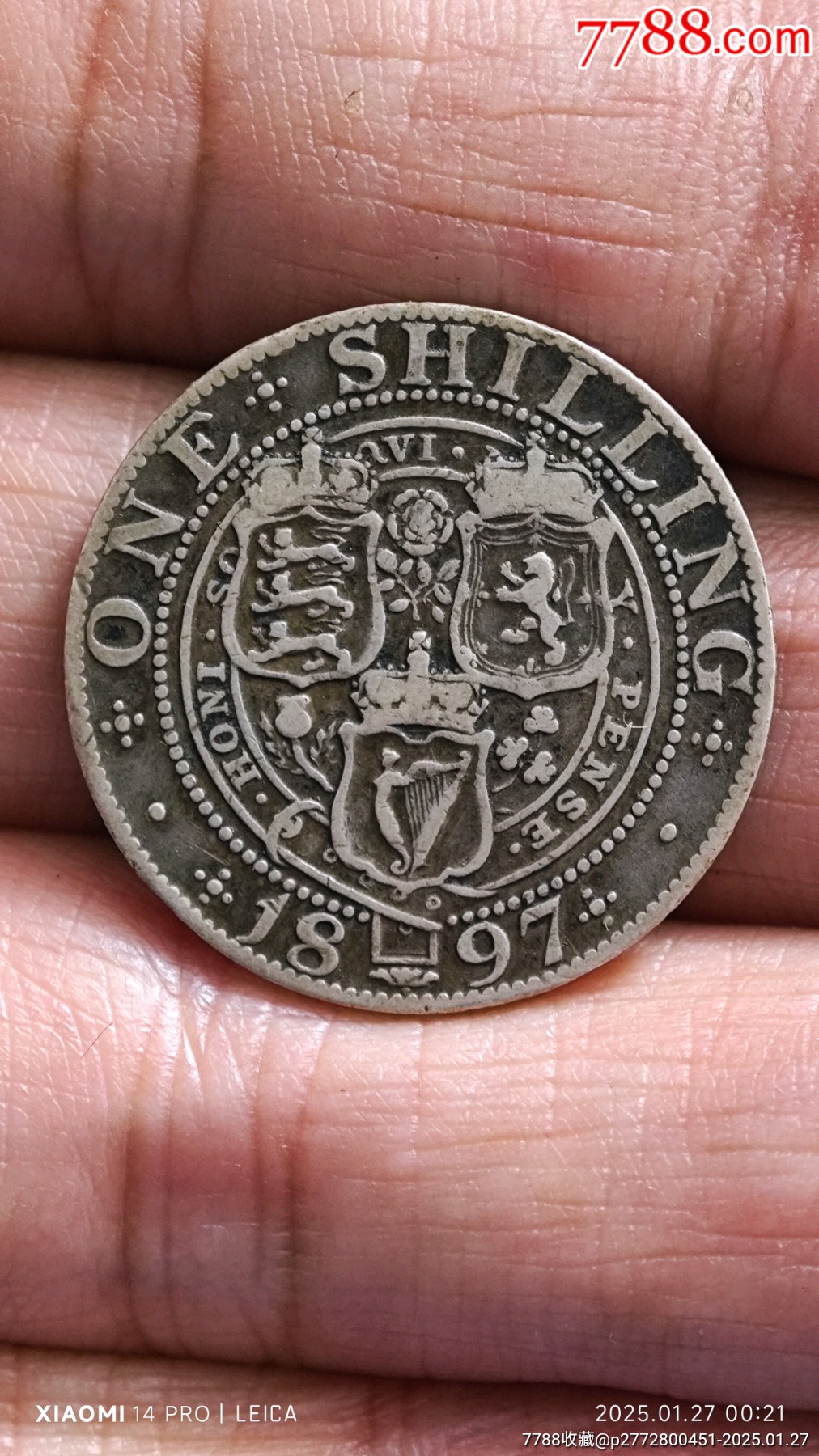 英国1897年1先令银币-价格:150元-se104940164-英国钱币-零售-7788收藏__收藏热线