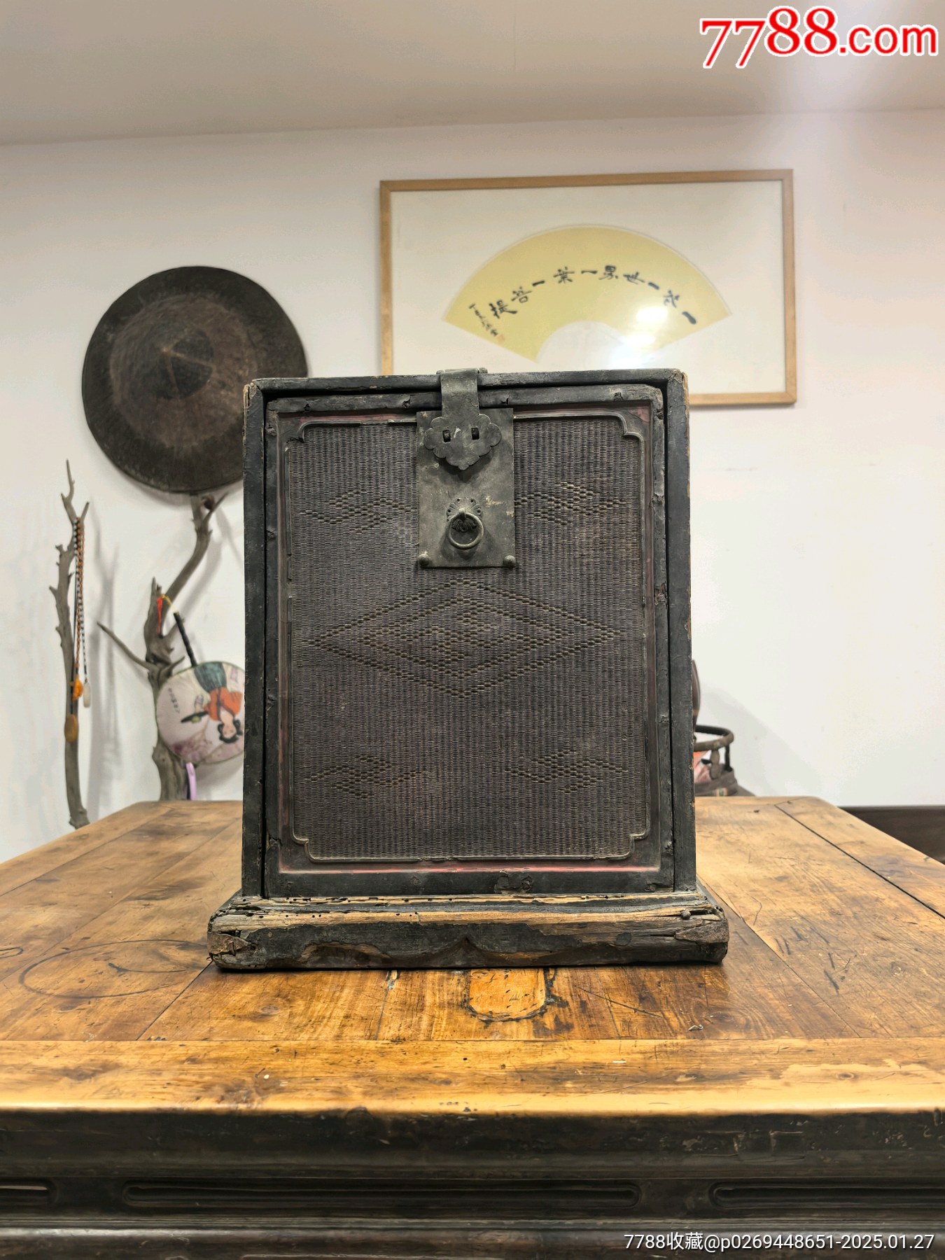 明代清早徽工大漆竹絲書箱_價(jià)格33000元【蘭馨堂古玩收藏藝術(shù)】_第9張_7788收藏__收藏?zé)峋€