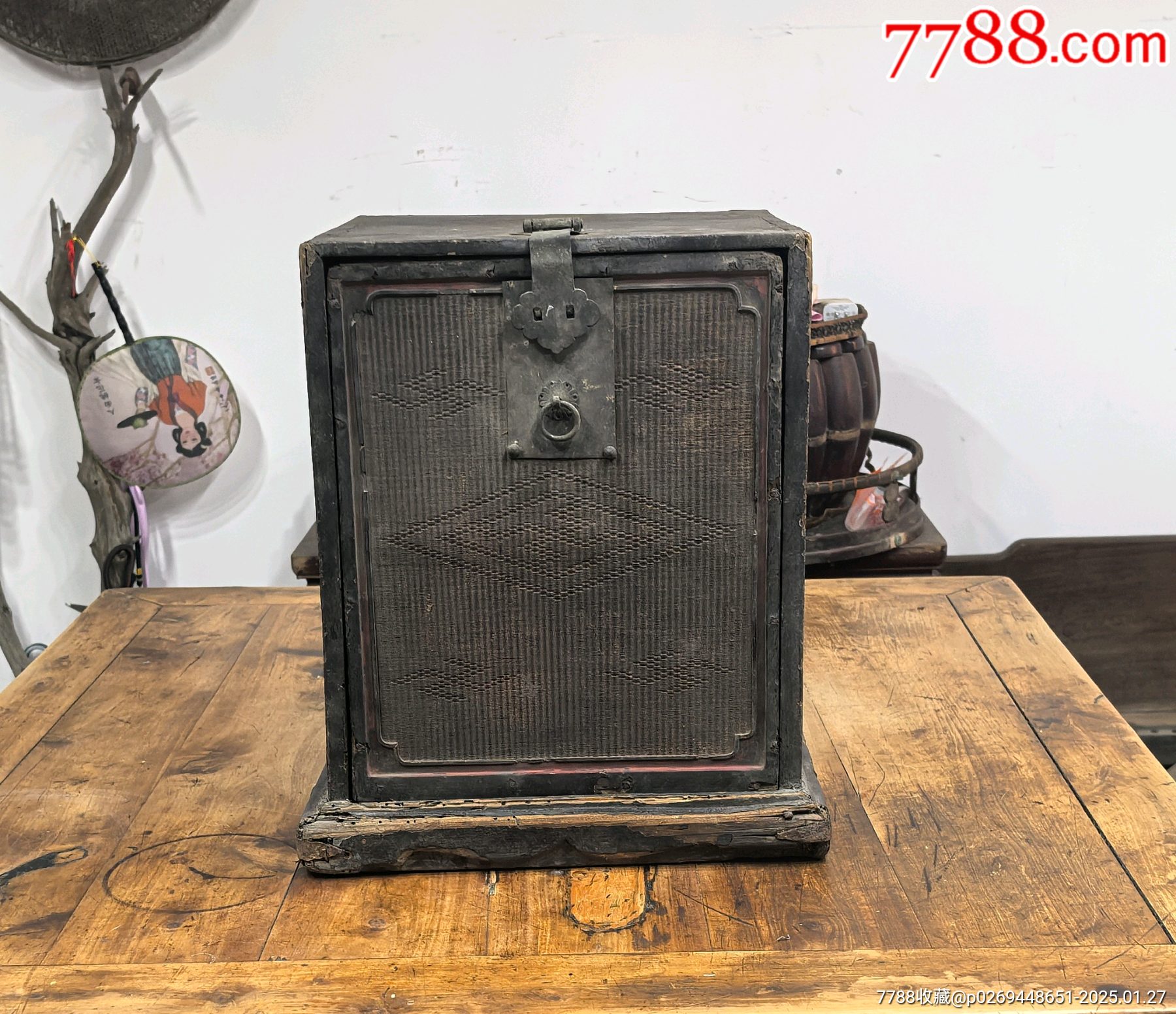 明代清早徽工大漆竹絲書箱_價(jià)格33000元【蘭馨堂古玩收藏藝術(shù)】_第10張_7788收藏__收藏?zé)峋€
