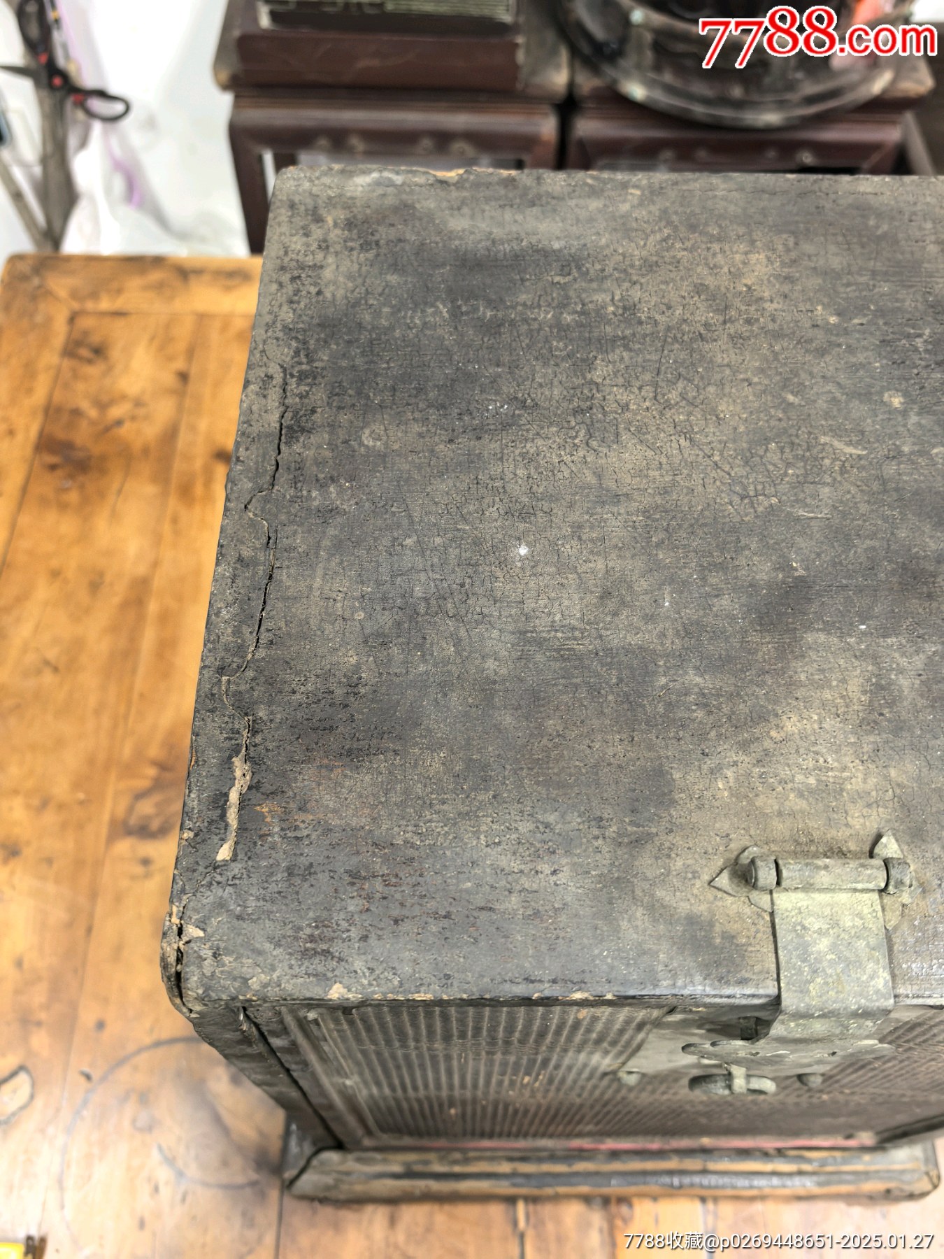 明代清早徽工大漆竹絲書箱_價(jià)格33000元【蘭馨堂古玩收藏藝術(shù)】_第14張_7788收藏__收藏?zé)峋€