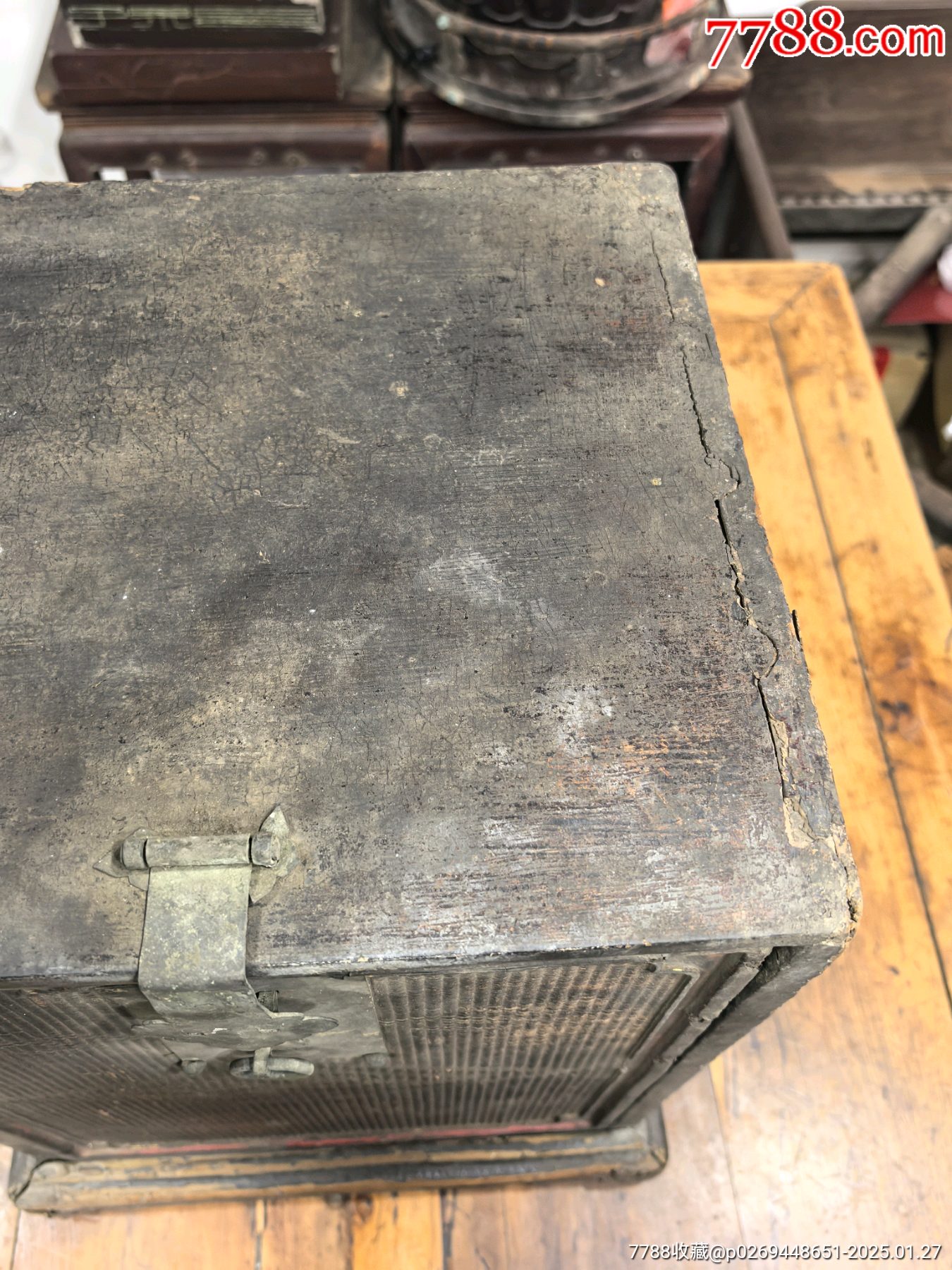 明代清早徽工大漆竹絲書箱_價(jià)格33000元【蘭馨堂古玩收藏藝術(shù)】_第18張_7788收藏__收藏?zé)峋€