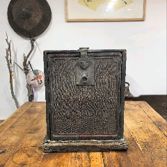 明代清早徽工大漆竹絲書箱(se104944458)_蘭馨堂古玩收藏藝術(shù)