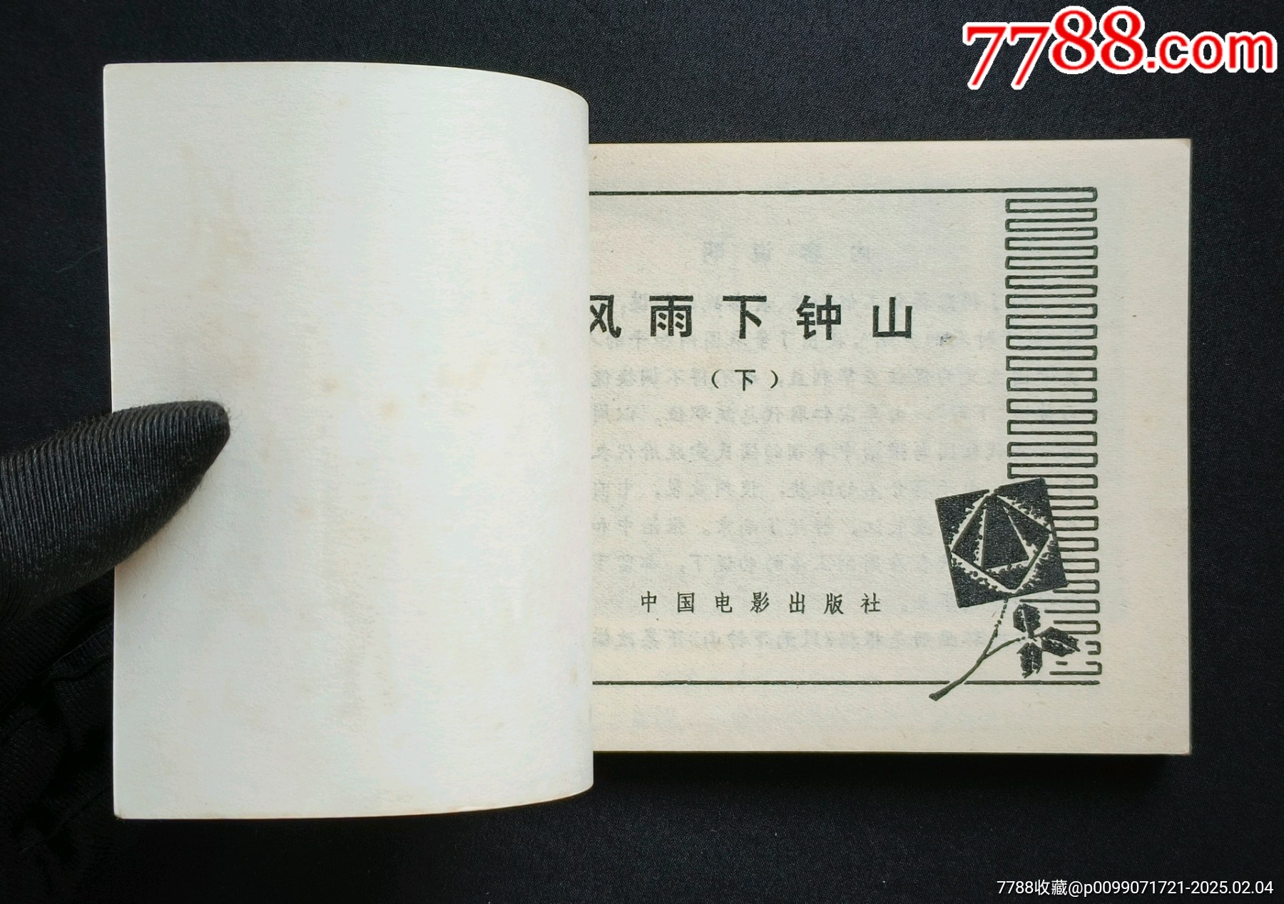 风雨下钟山（上下）经典老电影（84年中电版）_连环画/小人书_第17张_7788铜器收藏