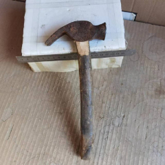 方形小铁锤/怀旧收藏老货道具/老铁器铁锤子老工具#-水电/五金