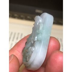 天然翡翠雙面精工牌