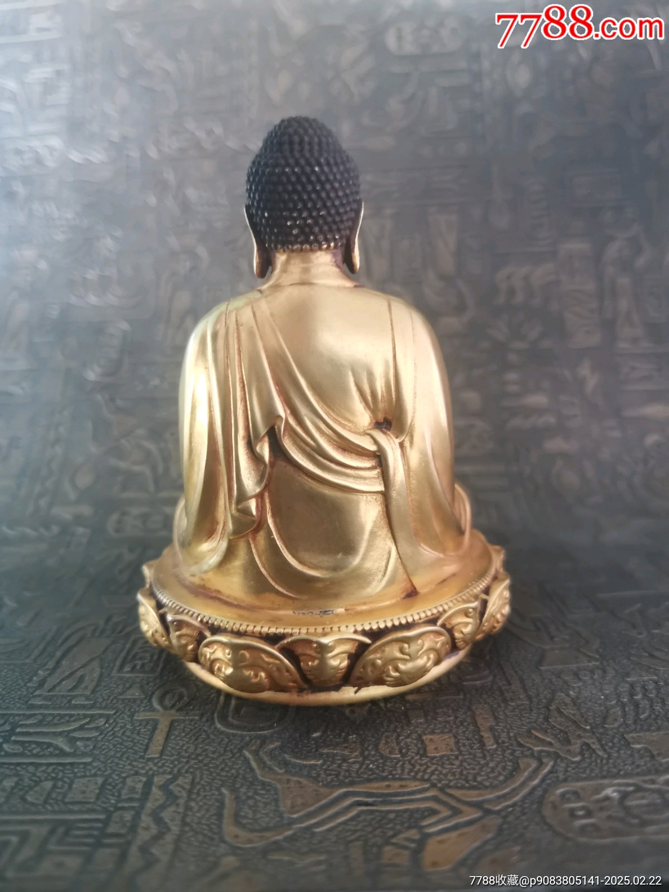 清.銅鎏金藥師佛坐像_價(jià)格1200元_第3張_