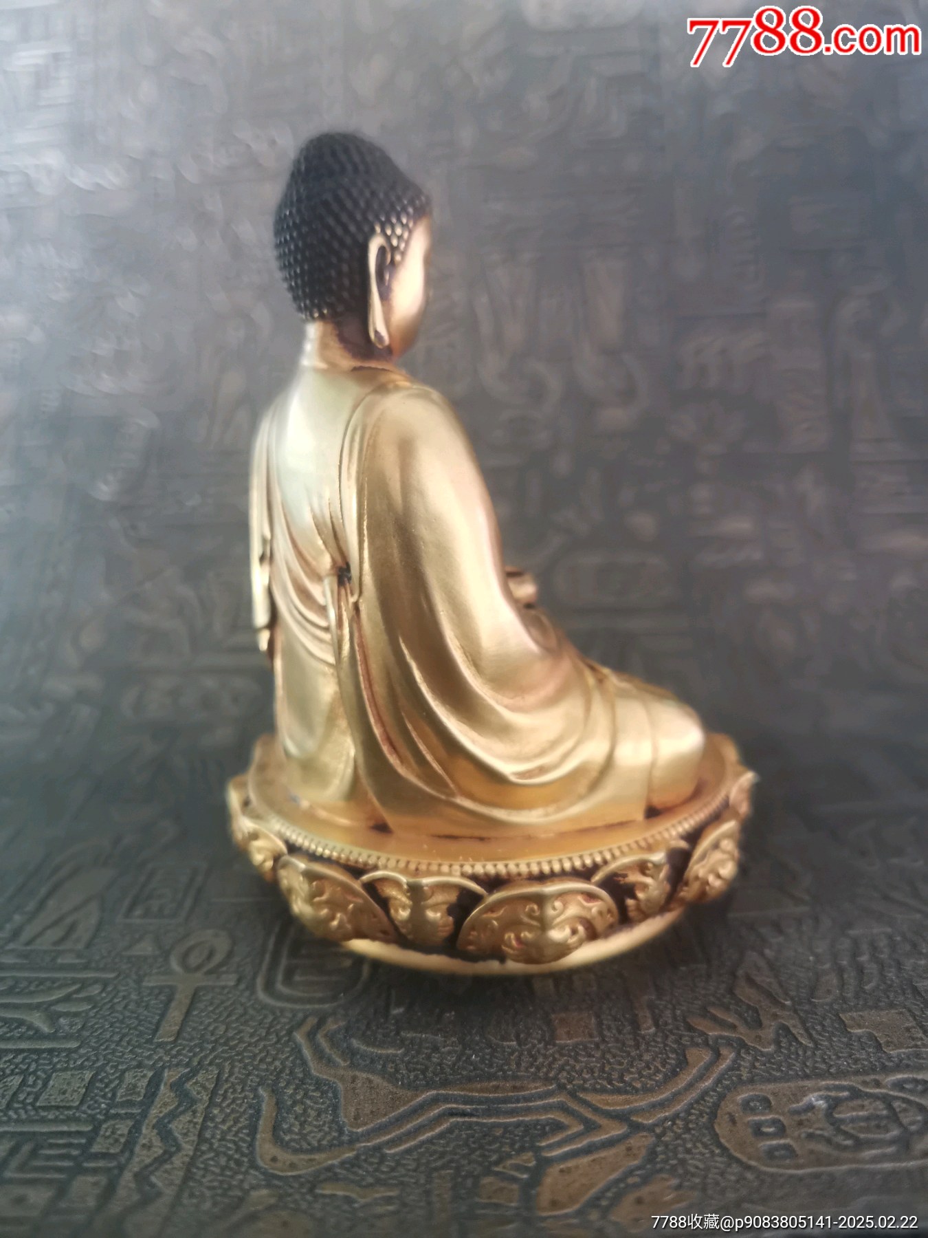 清.銅鎏金藥師佛坐像_價(jià)格1200元_第4張_